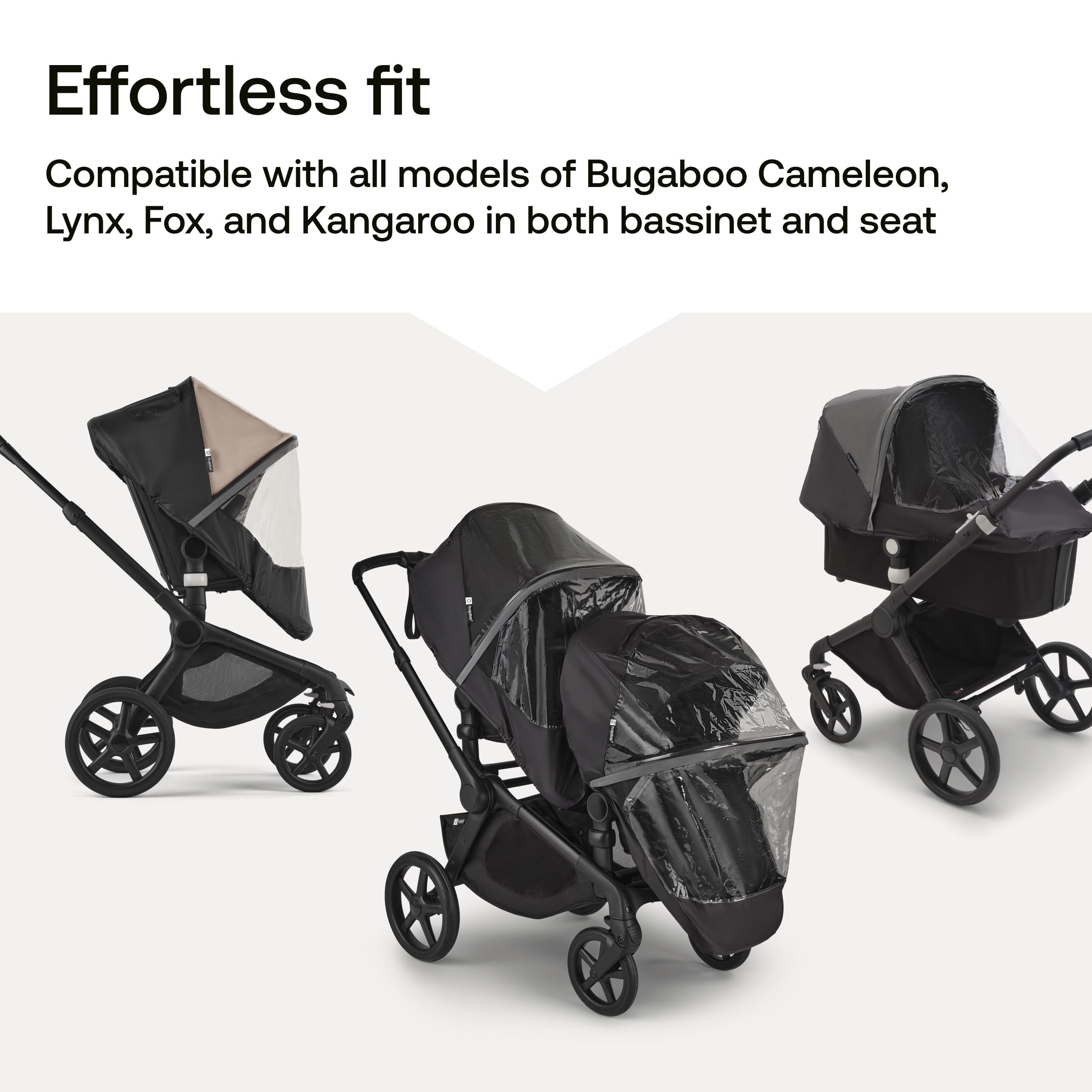 Amazon.com : Bugaboo High Performance Rain Cover – 180° Zipper